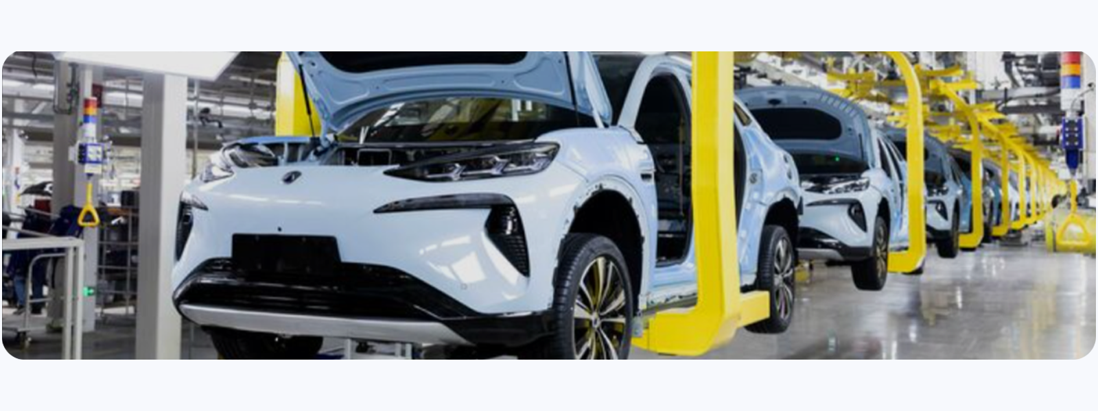 Fertigungsanlage in der Autoindustrie